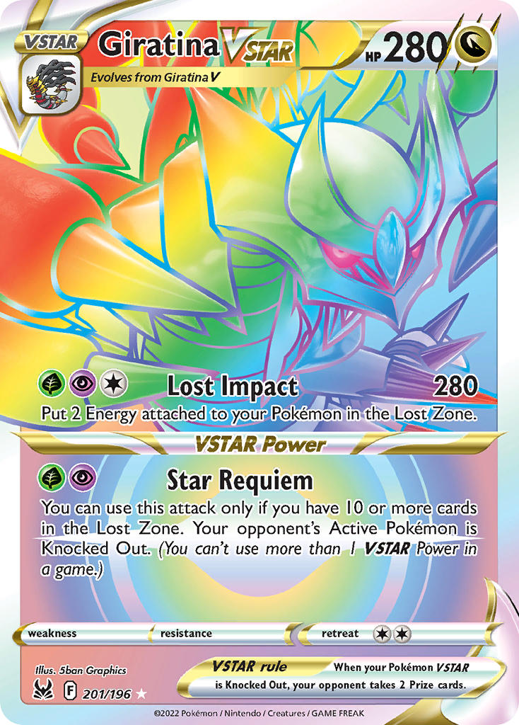 Giratina VSTAR - Lost Origin (Secret Rare) [LOR-201] English / Near Mint / Normal