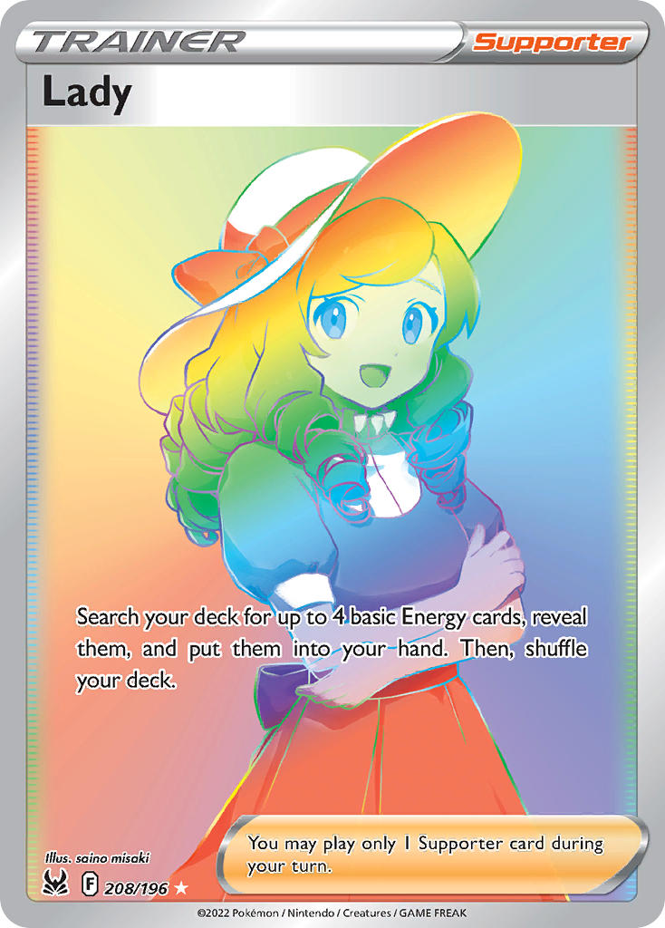 Lady - Lost Origin (Secret Rare) [LOR-208] English / Near Mint / Normal