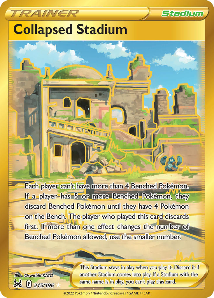 Collapsed Stadium - Lost Origin (Secret Rare) [LOR-215] English / Near Mint / Normal