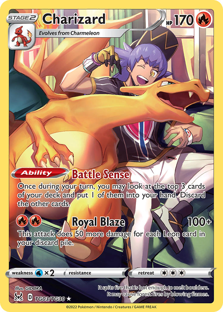 Charizard - Lost Origin (Holo Rare) [LOR-TG03] English / Near Mint / Normal