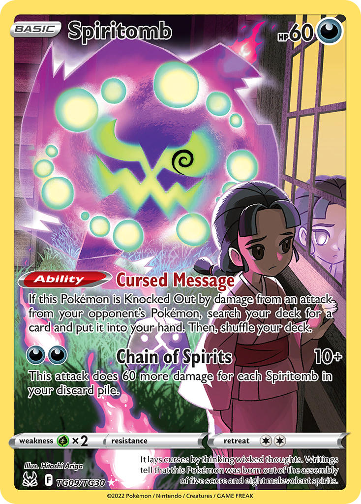 Spiritomb - Lost Origin (Holo Rare) [LOR-TG09] English / Near Mint / Normal