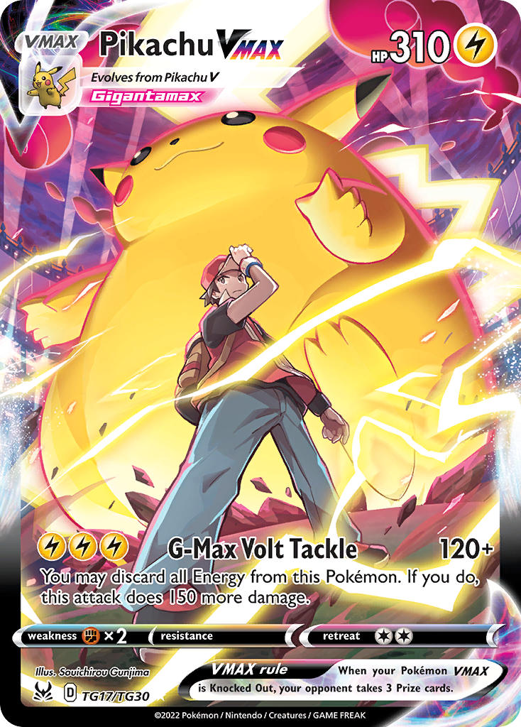 Pikachu VMAX - Lost Origin (Ultra Rare) [LOR-TG17] English / Near Mint / Normal