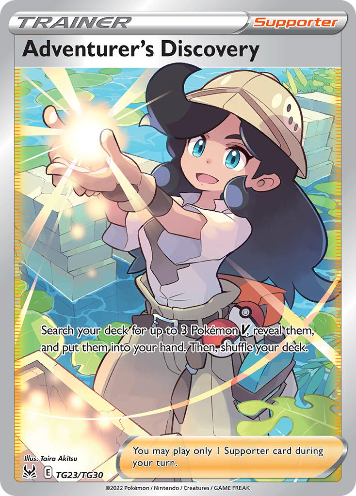 Adventurer's Discovery - Lost Origin (Ultra Rare) [LOR-TG23] English / Near Mint / Normal