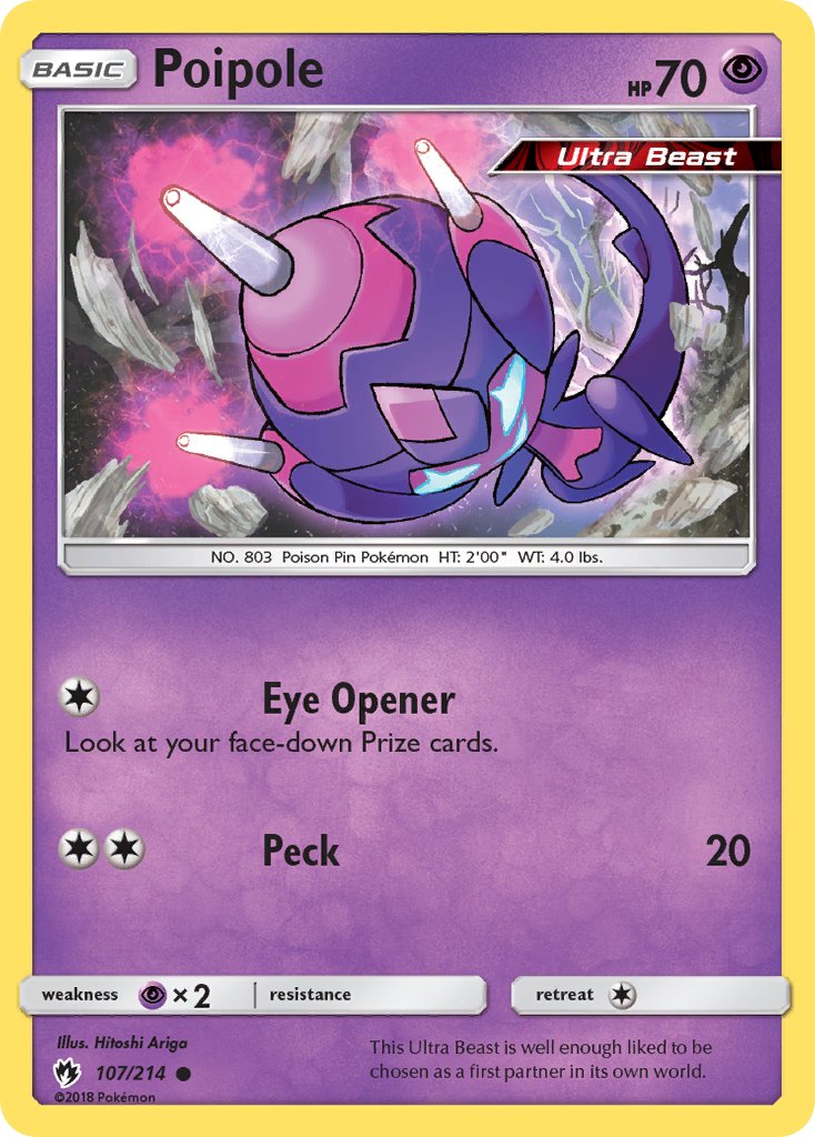 Poipole - Lost Thunder (Common) [LOT-107] English / Near Mint / Normal