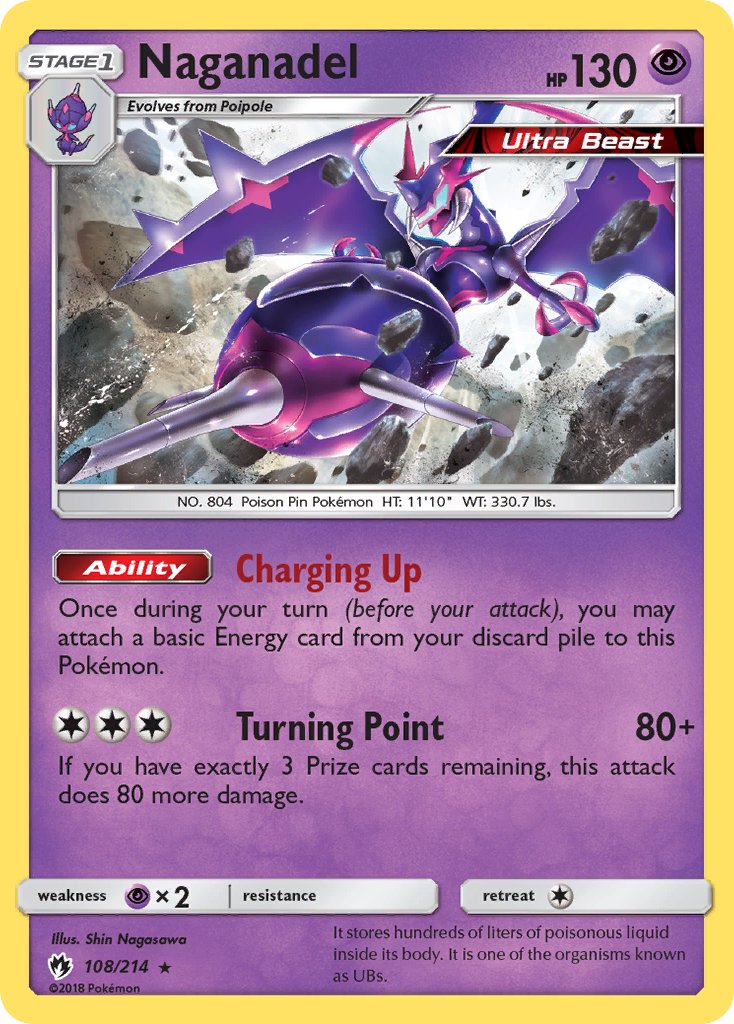 Naganadel - Lost Thunder (Holo Rare) [LOT-108] English / Near Mint / Normal