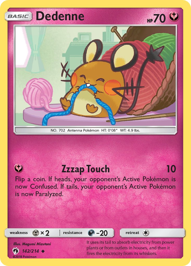 Dedenne - Lost Thunder (Uncommon) [LOT-142] English / Near Mint / Normal