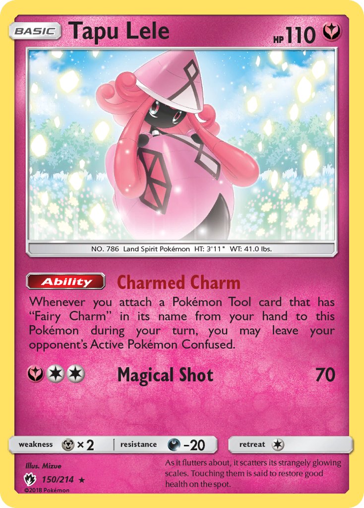 Tapu Lele - Lost Thunder (Holo Rare) [LOT-150] English / Near Mint / Normal