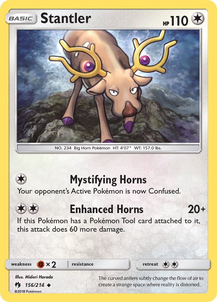 Stantler - Lost Thunder (Uncommon) [LOT-156] English / Near Mint / Normal