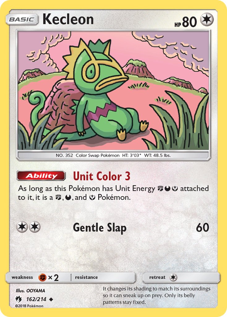 Kecleon - Lost Thunder (Uncommon) [LOT-162] English / Near Mint / Normal