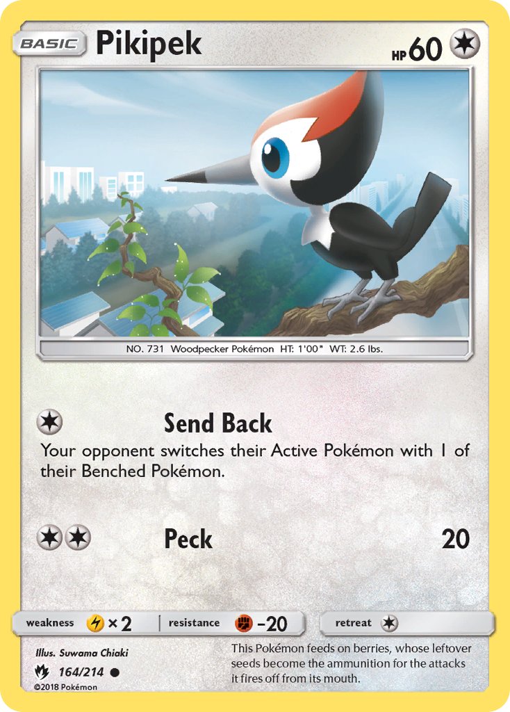Pikipek - Lost Thunder (Common) [LOT-164] English / Near Mint / Normal