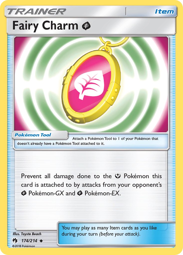 Fairy Charm - Lost Thunder (Uncommon) [LOT-174] English / Near Mint / Normal