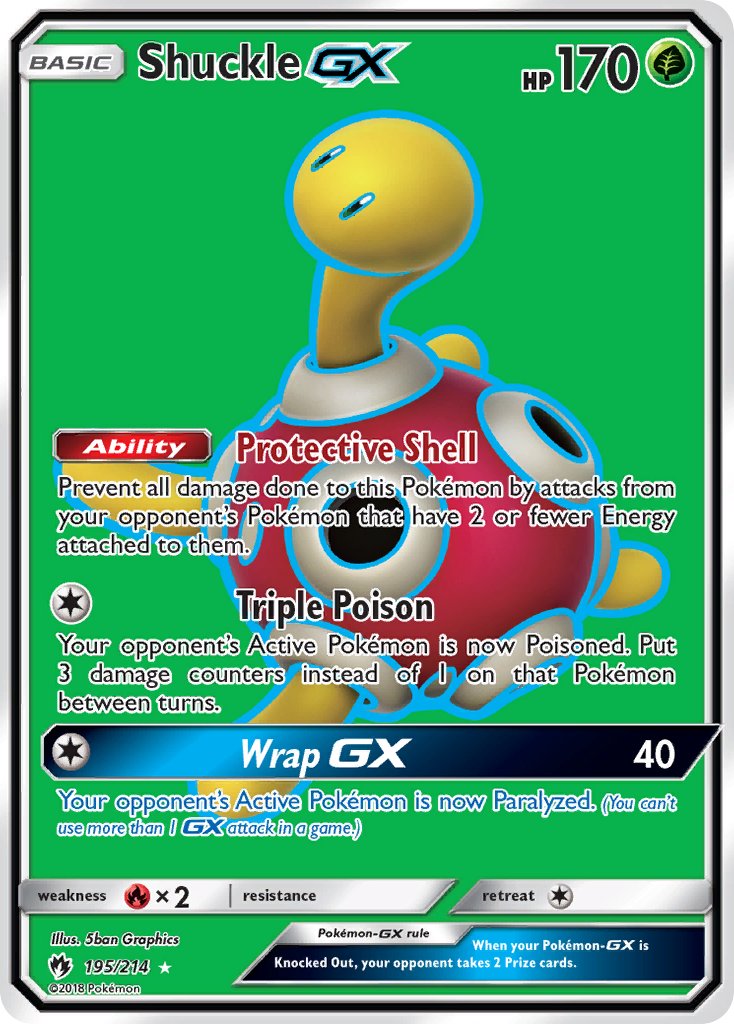 Shuckle GX - Lost Thunder (Ultra Rare) [LOT-195] English / Near Mint / Normal