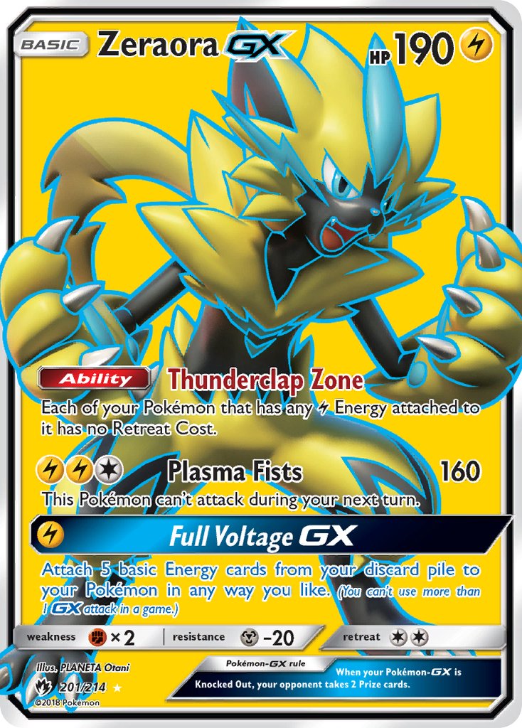 Zeraora GX - Lost Thunder (Ultra Rare) [LOT-201] English / Near Mint / Normal