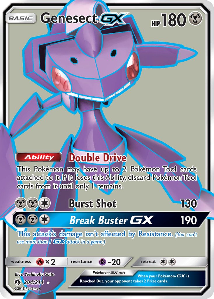 Genesect GX - Lost Thunder (Ultra Rare) [LOT-204] English / Near Mint / Normal