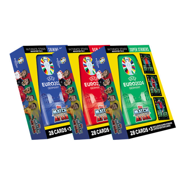 Topps Match Attax Fodboldkort EURO 2024 Booster Tin