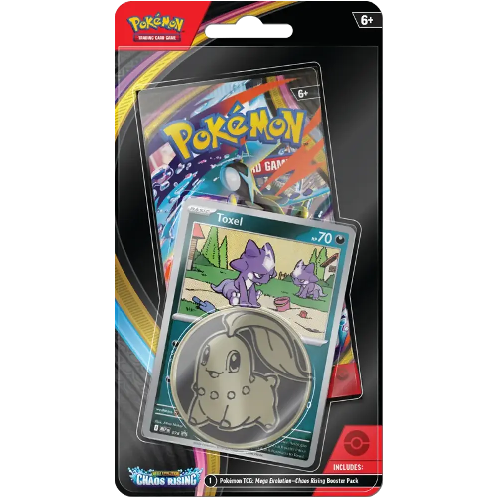 Pokémon TCG: Mega Evolution: Chaos Rising Checklane Blister