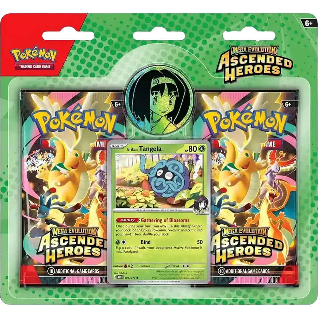 Pokémon TCG: Mega Evolution: Ascended Heroes 2-Pack Blister Collection