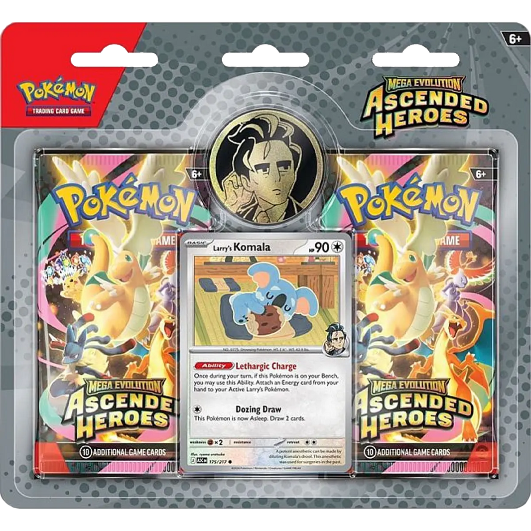 Pokémon TCG: Mega Evolution: Ascended Heroes 2-Pack Blister Collection