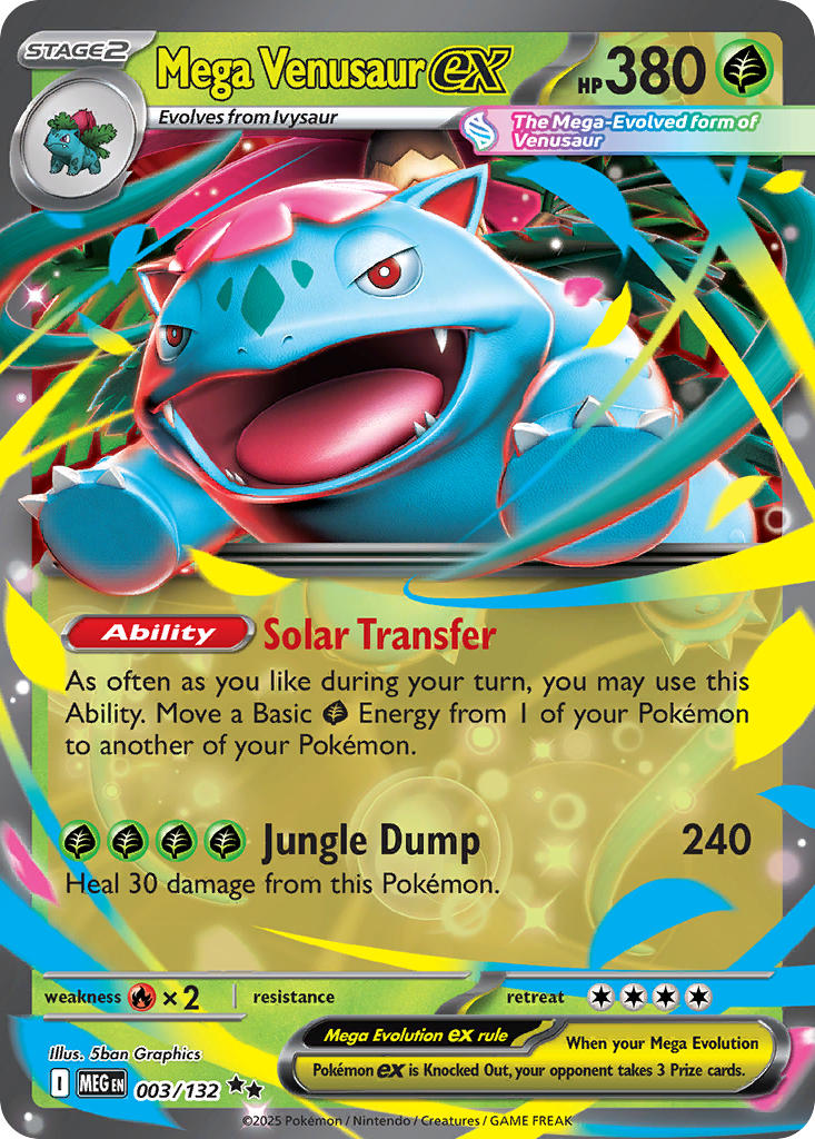 Mega Venusaur ex - Mega Evolution (Double Rare) [MEG-003] English / Near Mint / Normal