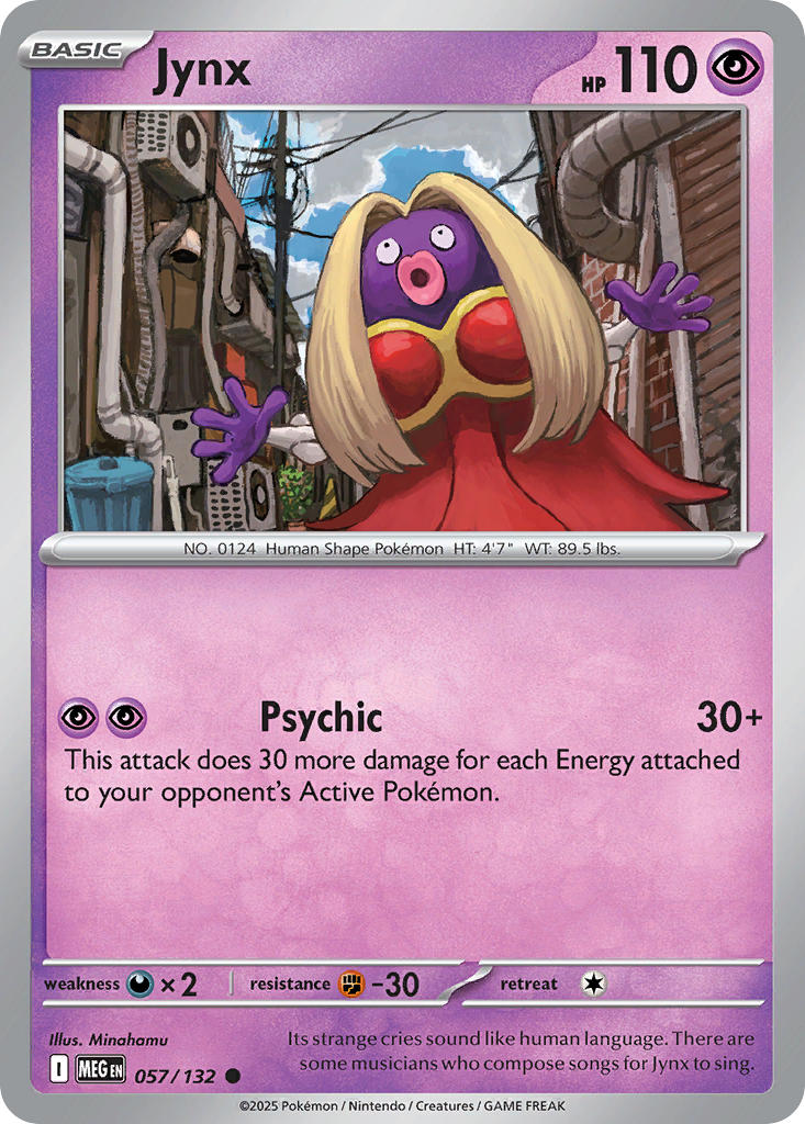 Jynx - Mega Evolution (Common) [MEG-057] English / Near Mint / Reverse-Holo Normal