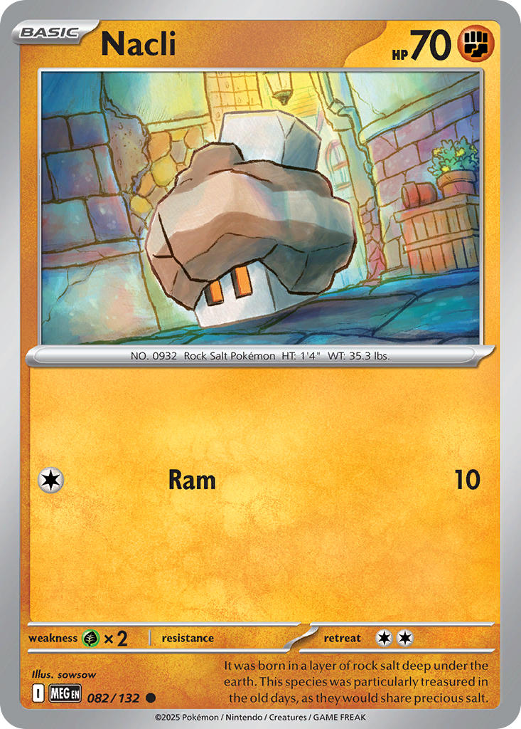 Nacli - Mega Evolution (Common) [MEG-082] English / Near Mint / Reverse-Holo Normal