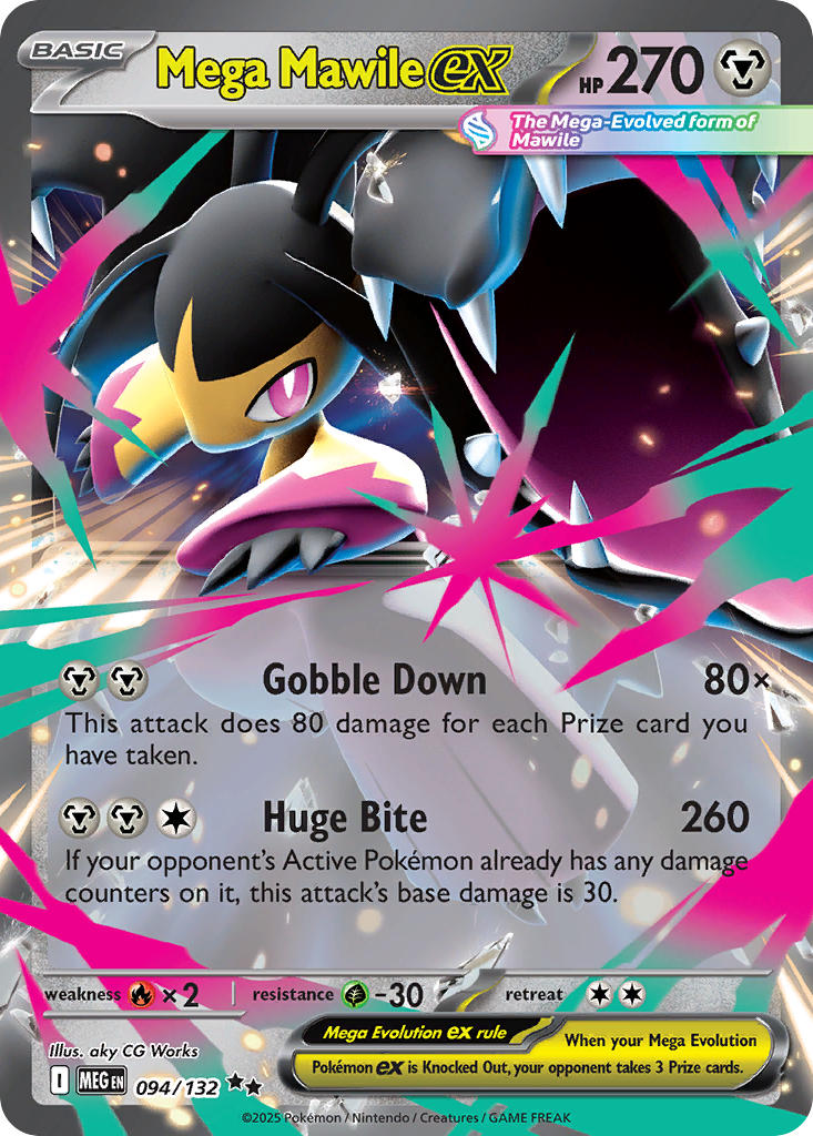 Mega Mawile ex - Mega Evolution (Double Rare) [MEG-094] English / Near Mint / Normal