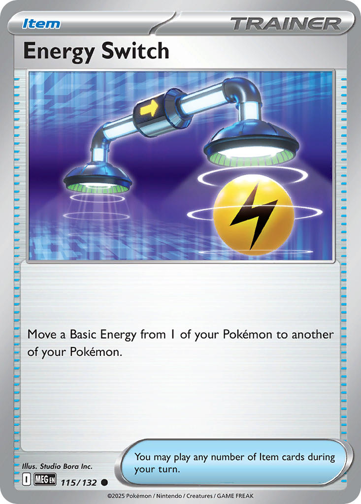 Energy Switch - Mega Evolution (Common) [MEG-115] English / Near Mint / Reverse-Holo Normal