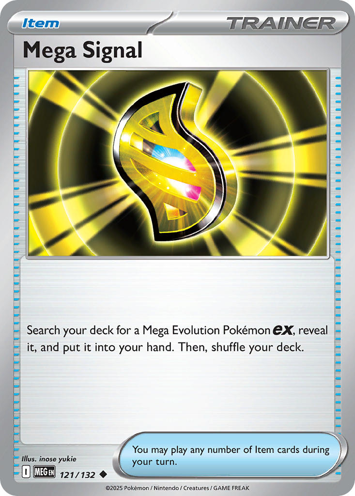 Mega Signal - Mega Evolution (Uncommon) [MEG-121] English / Near Mint / Reverse-Holo Normal