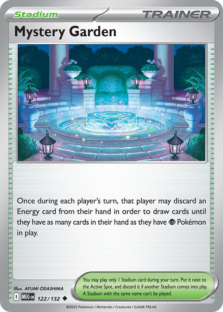Mystery Garden - Mega Evolution (Uncommon) [MEG-122] English / Near Mint / Reverse-Holo Normal