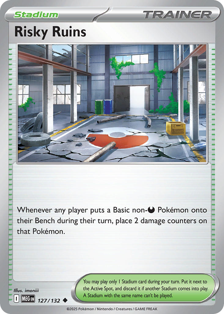 Risky Ruins - Mega Evolution (Uncommon) [MEG-127] English / Near Mint / Reverse-Holo Normal