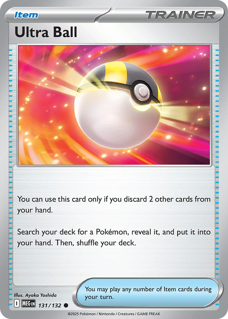 Ultra Ball - Mega Evolution (Common) [MEG-131] English / Near Mint / Reverse-Holo Normal