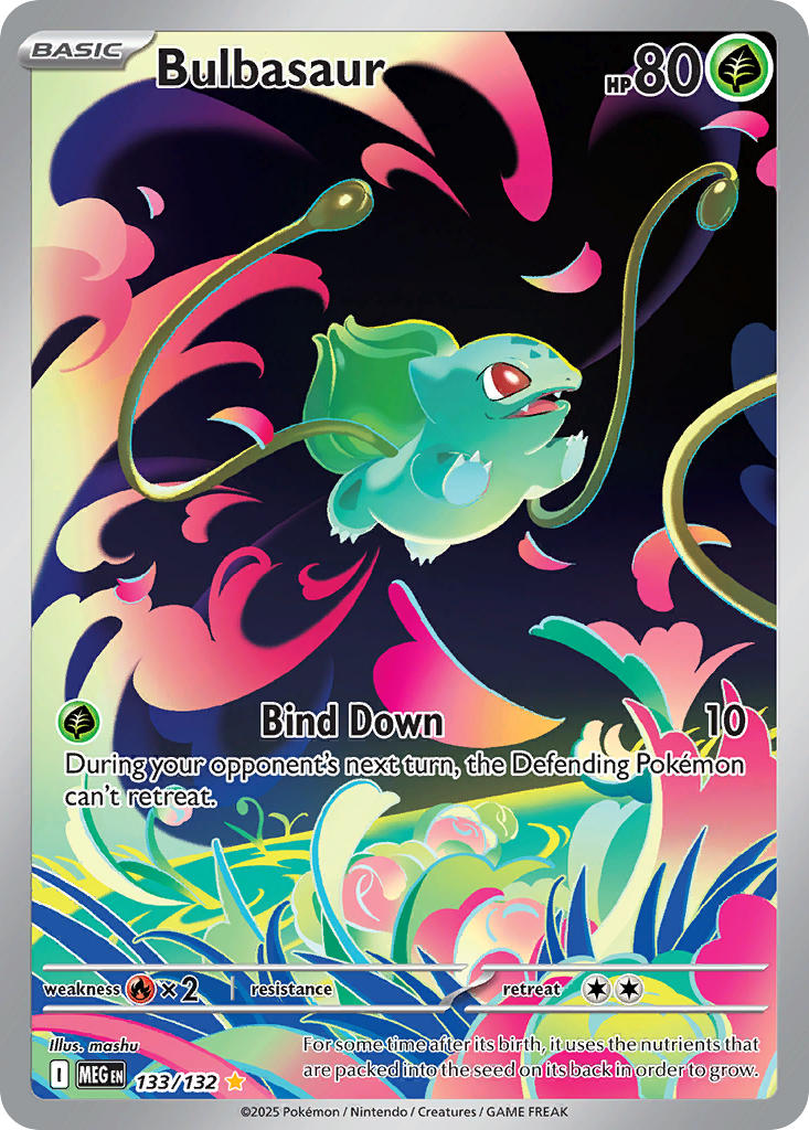 Bulbasaur - Mega Evolution (Illustration Rare) [MEG-133] English / Near Mint / Normal