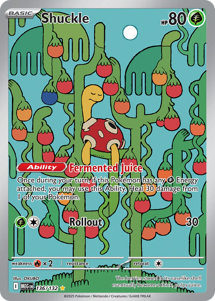 Shuckle - Mega Evolution (Illustration Rare) [MEG-136] English / Near Mint / Normal