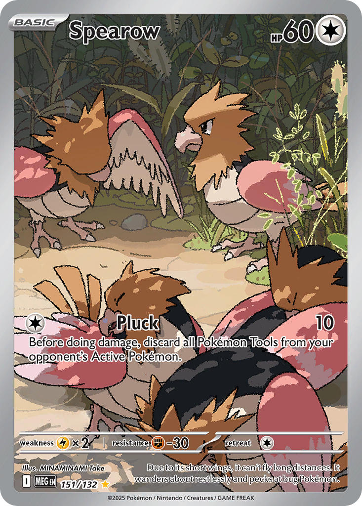 Spearow - Mega Evolution (Illustration Rare) [MEG-151] English / Near Mint / Normal
