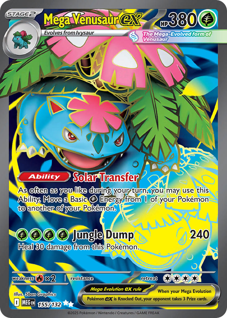 Mega Venusaur ex - Mega Evolution (Ultra Rare) [MEG-155] English / Near Mint / Normal