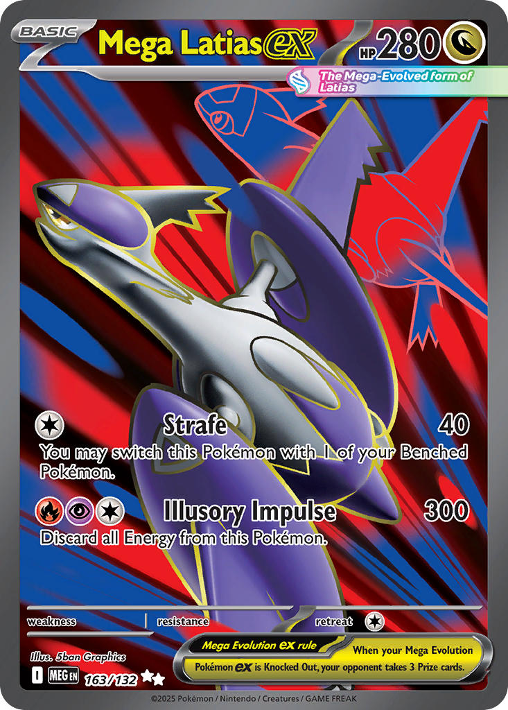 Mega Latias ex - Mega Evolution (Ultra Rare) [MEG-163] English / Near Mint / Normal