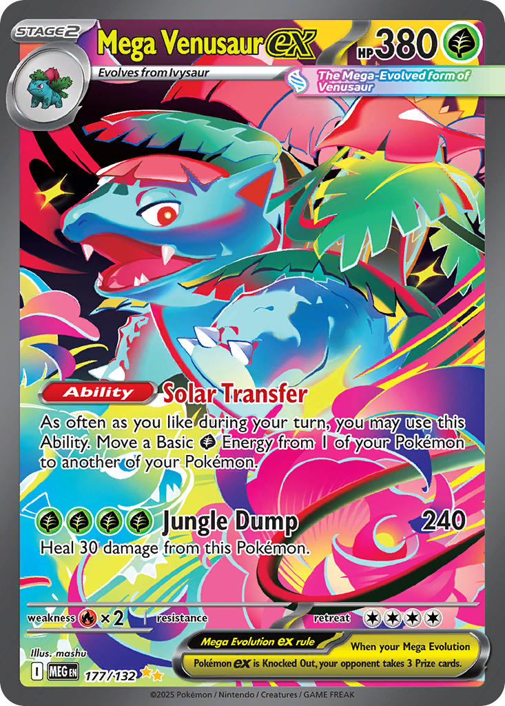 Mega Venusaur ex - Mega Evolution (Special Illustration Rare) [MEG-177] English / Near Mint / Normal