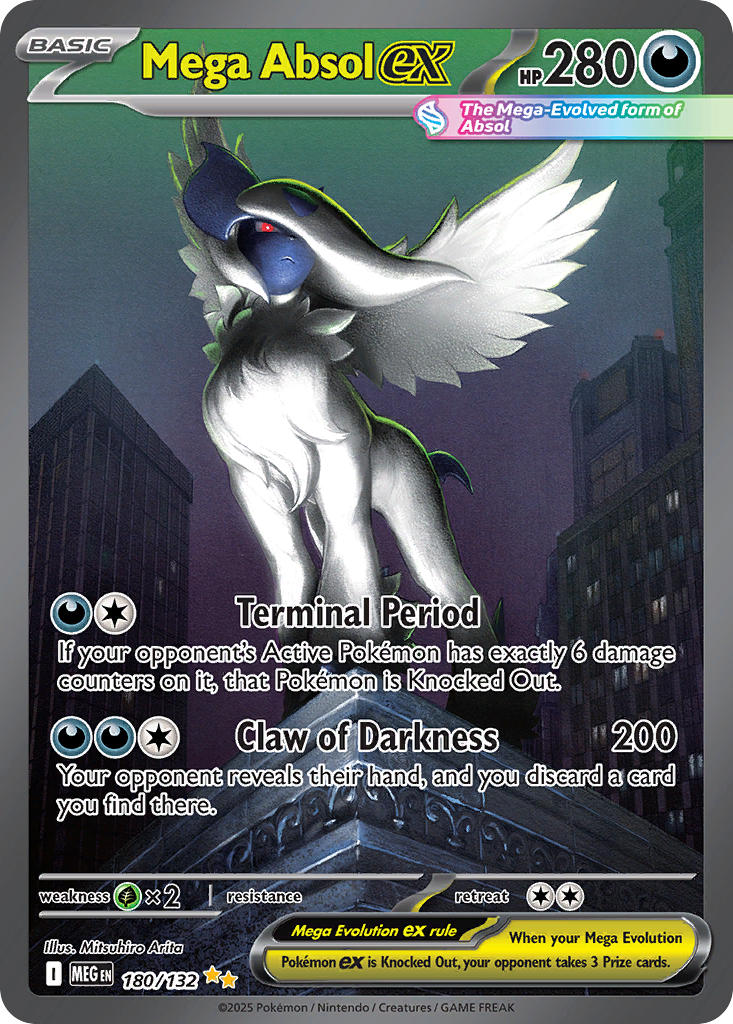 Mega Absol ex - Mega Evolution (Special Illustration Rare) [MEG-180] English / Near Mint / Normal