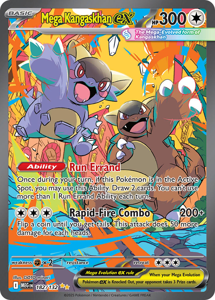 Mega Kangaskhan ex - Mega Evolution (Special Illustration Rare) [MEG-182] English / Near Mint / Normal