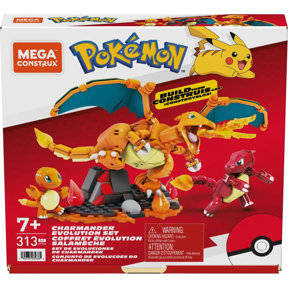 Mega Construx: Pokémon - Charmander Evolution Set