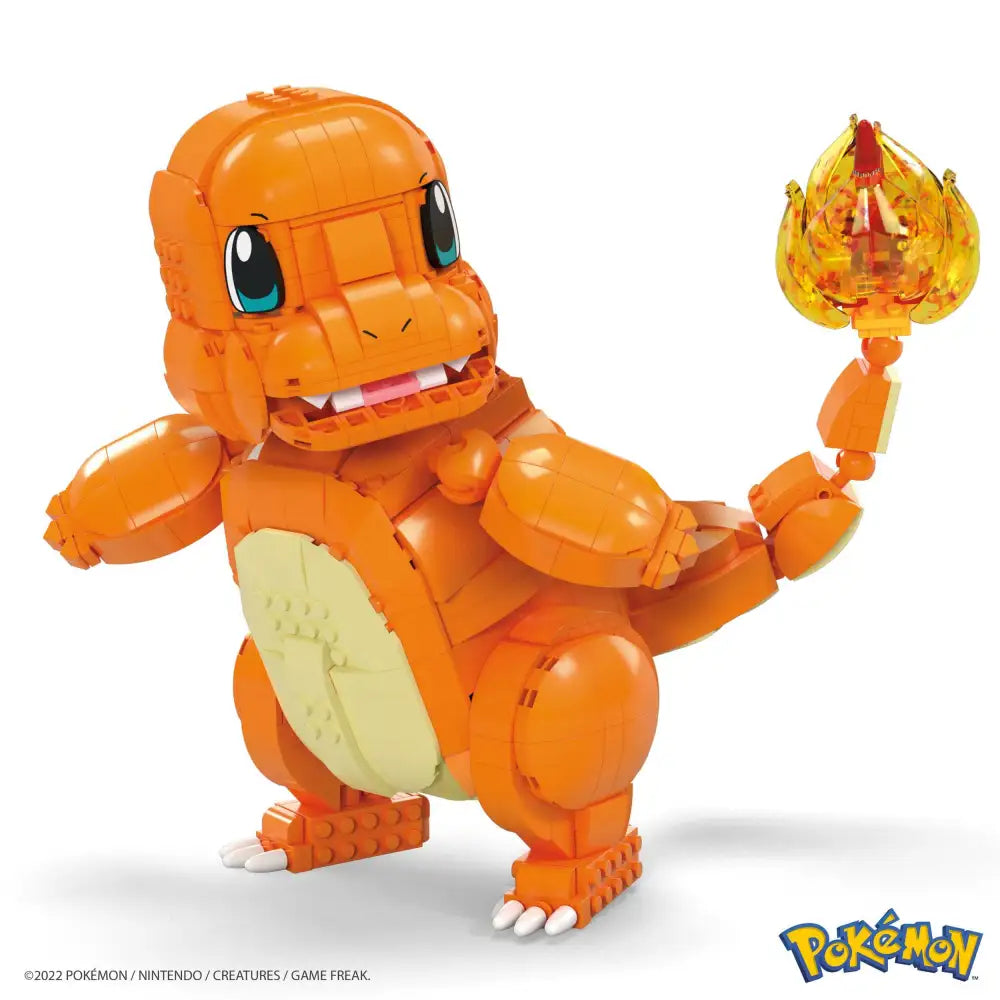 Mega Construx: Pokémon - Jumbo Charmander Construction Set - 25 cm Konstruktionssæt Mega Construx 