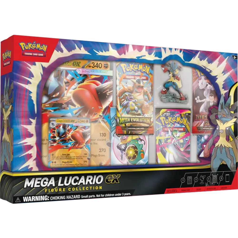 Pokemon TCG Mega Lucario ex Figure Collection Kortspil