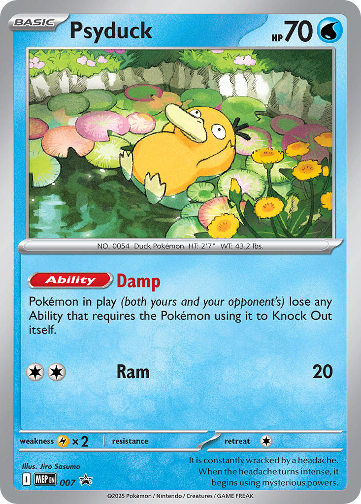 Psyduck - MEP Black Star Promos (Promo) [MEP-007] English / Near Mint / Normal