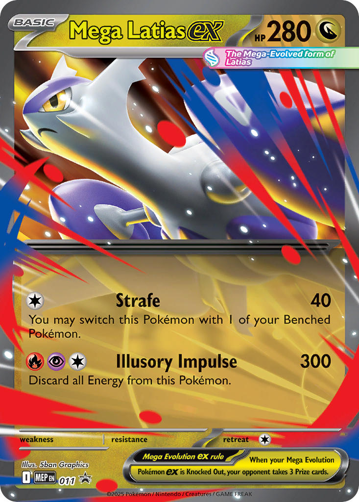 Mega Latias ex - MEP Black Star Promos (Promo) [MEP-011] English / Near Mint / Normal
