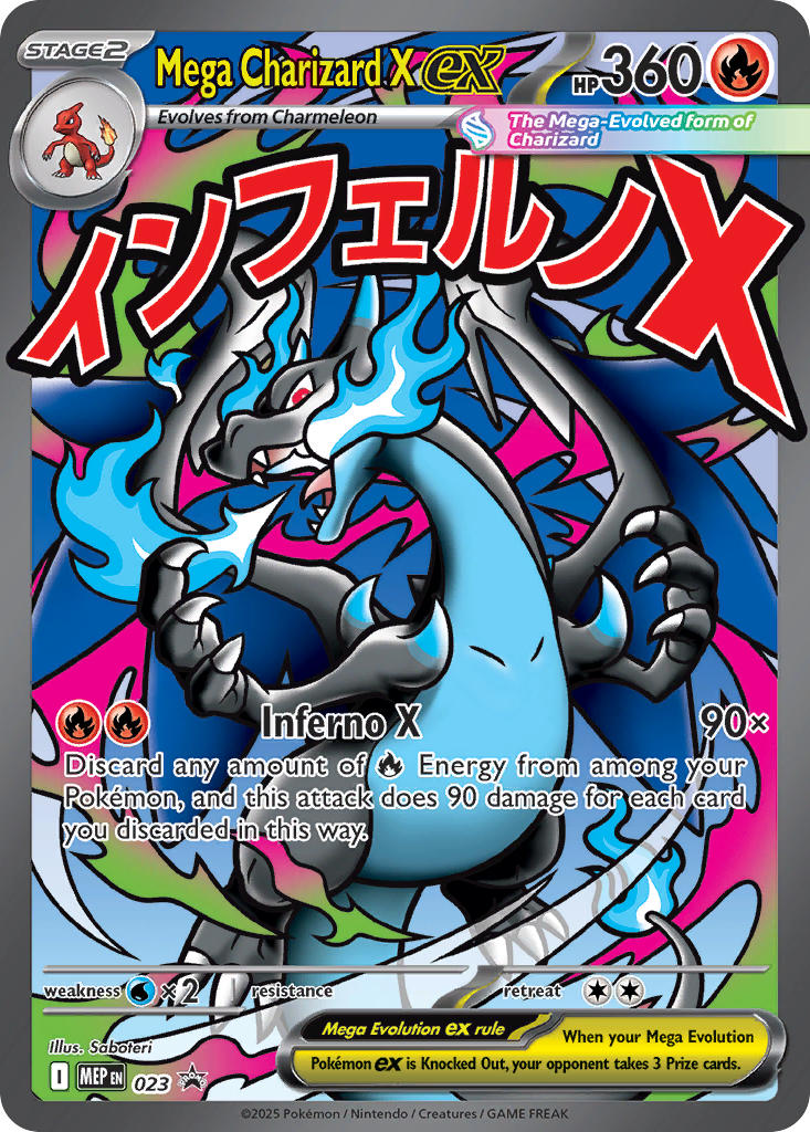 Mega Charizard X ex - MEP Black Star Promos (Promo) [MEP-023] English / Near Mint / Normal
