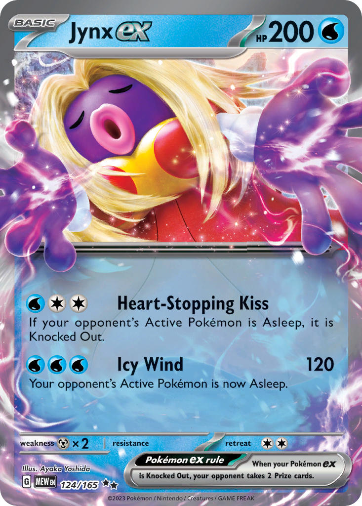 Jynx ex⁣ - 151⁣ (Double Rare)⁣ [124] English / Excellent / Normal