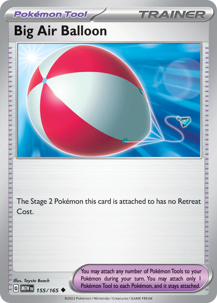 Big Air Balloon⁣ - 151⁣ (Uncommon)⁣ [155] English / Near Mint / Normal
