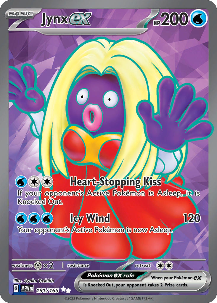 Jynx ex⁣ - 151⁣ (Ultra Rare)⁣ [191] English / Near Mint / Normal