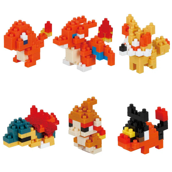 Nanoblock: Mystery Pokémon Fire Type (6 Designs)