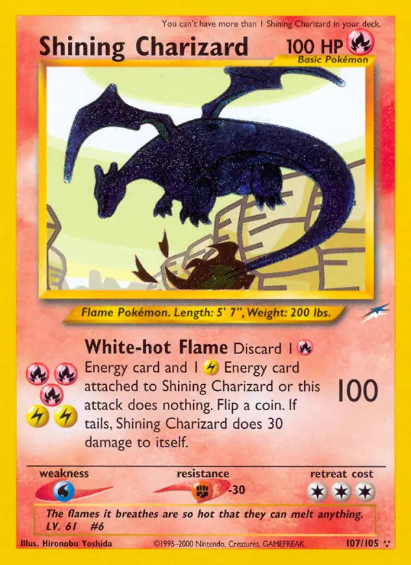 Shining Charizard - Neo Destiny (Secret Rare) [NDE-107] English / Near Mint / Normal